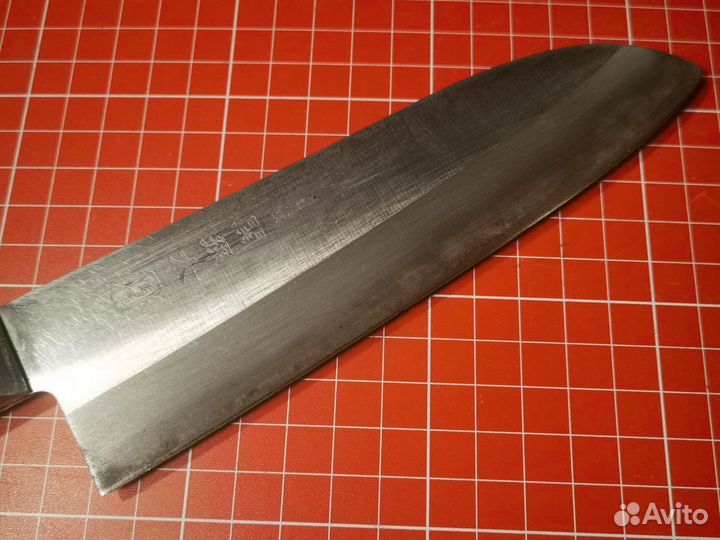 Японский кухонный нож Сантоку 170 мм. Ламинат