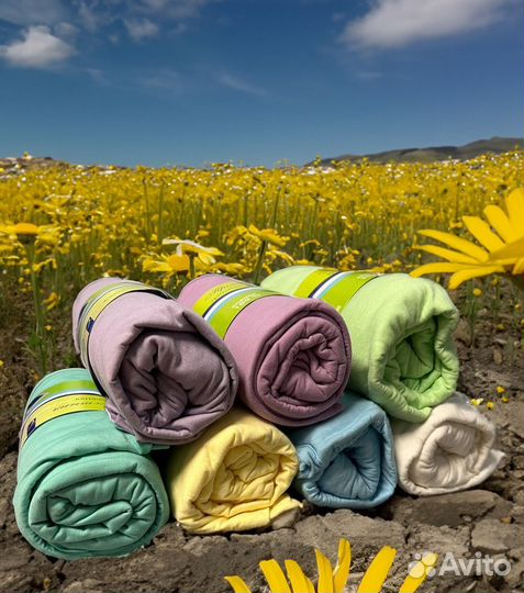 Простыни трикотажные на резинке