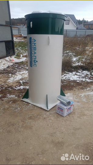 Септик без откачки от производителя + монтаж