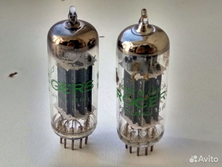 Пара ламп 6CG7 Rogers Canada
