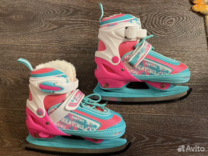 Коньки детские раздвижные 35-37