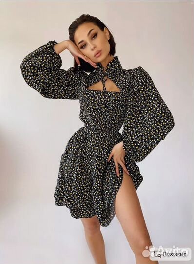 Платье цветочное