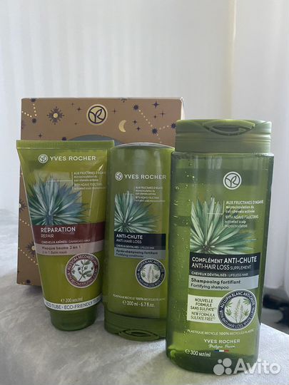 Набор шампунь кондиционер маска ив роше