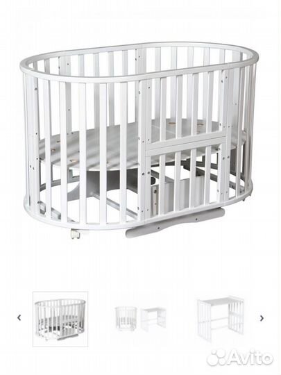 Детская кроватка трансформер 6в1