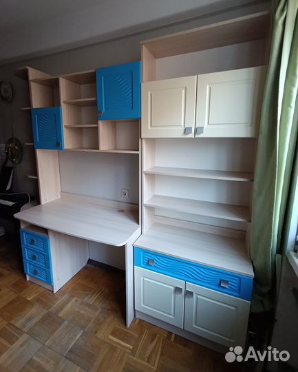 Детская мебельная стенка Акварель