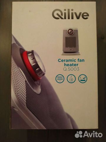 Керамический обогреватель, поворотный, новый