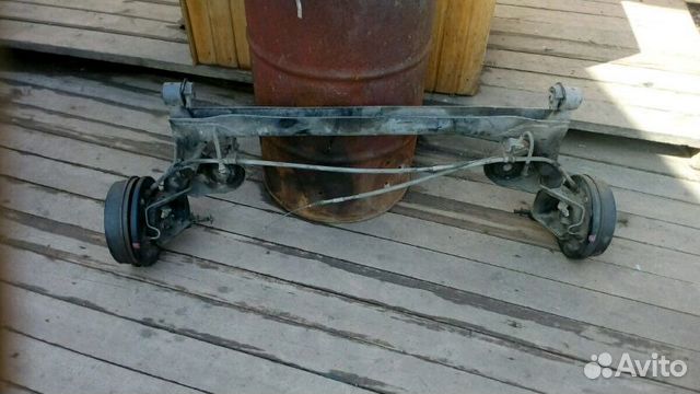 Задняя балка toyota ipsum 1999г. кузов sxm 10