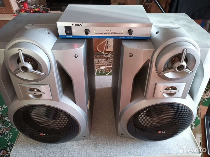 Усилитель+колонки, пара комплектов