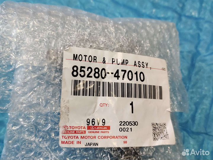 Моторчик омывателя фар Lexus Ls Оригинал 2012-2017