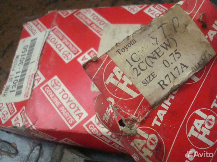 Шатуны 2 С, распредвал 3ст 1KZte Toyota