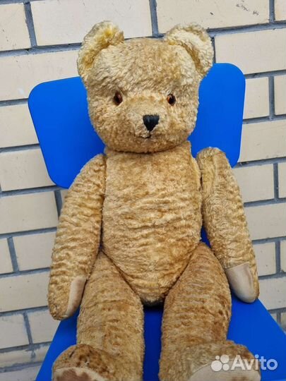 Плюшевый медведь СССР ГДР винтаж
