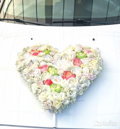 Украшения на свадебное авто