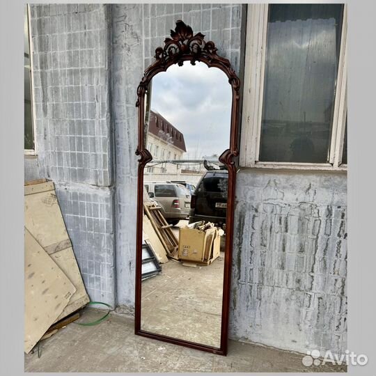 Зеркало старинное резное 0593