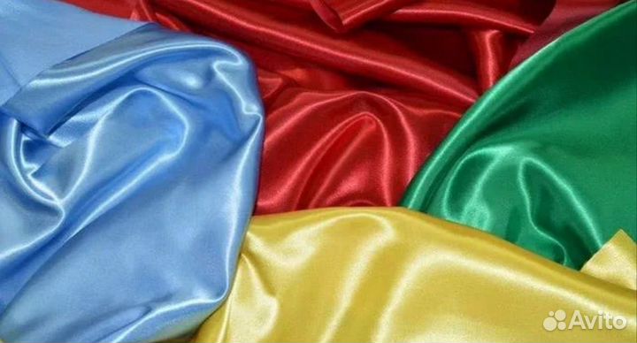 Ткань шелк атлас для разного применения есть объем