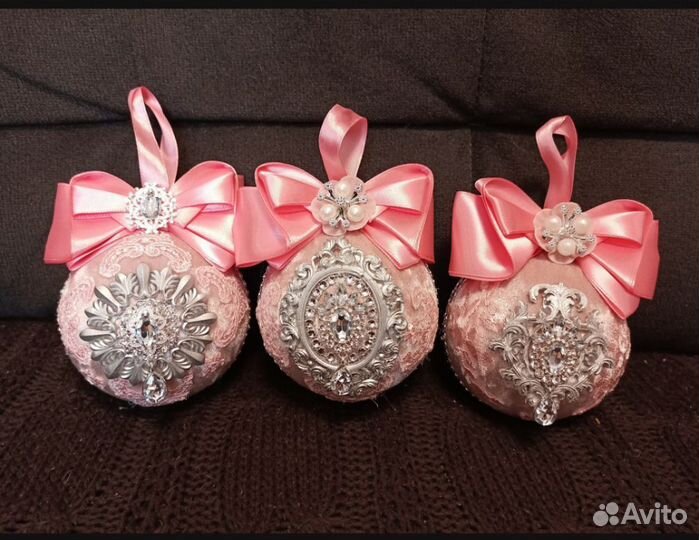 Ёлочные игрушки ручная работа