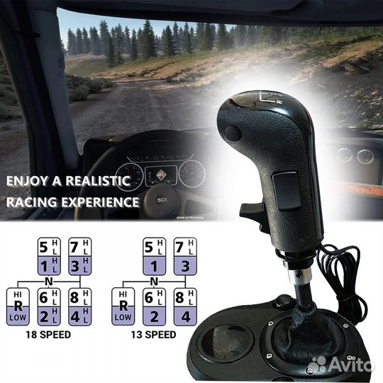 Ручка кпп MAN TGX для ETS2 / ATS
