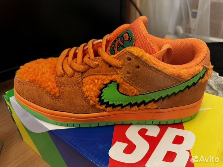 Nike sb dunk low grateful dead bears