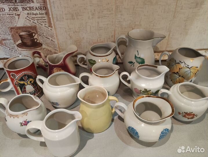 Молочники Сливочники СССР ГДР