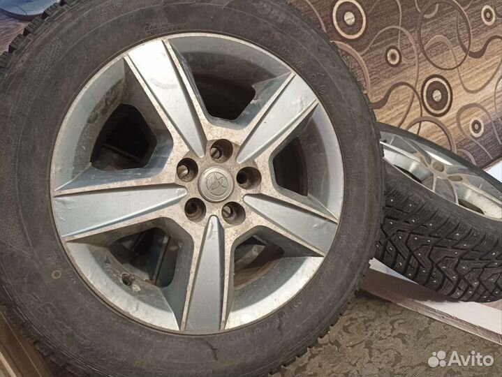 Колеса в сборе r16 зимние avensis