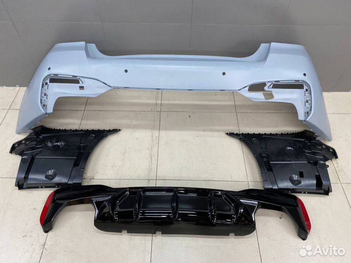 Бампер мпакет + диффузор м5 BMW G30 рестайлинг
