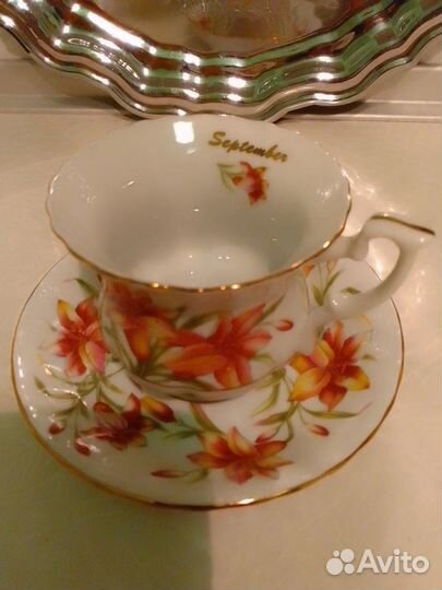 Чайная чашка с блюдцем, Япония