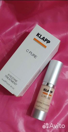 Противоотечный крем, для кожи глаз C pure. Klapp