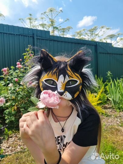 Маска кошки для квадробики. В наличии