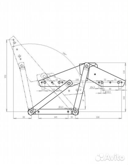 Механизм для дивана книжки