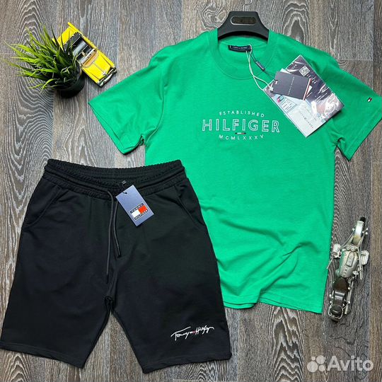 Костюм футболка шорты мужской