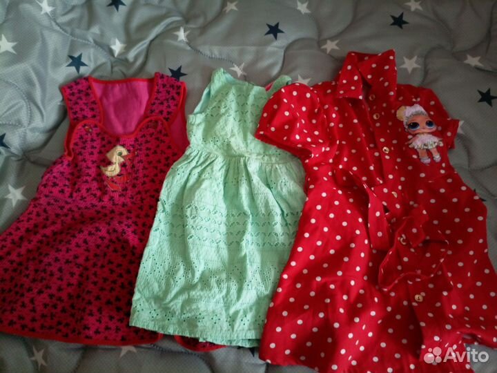 Вещи пакетом для девочки98-104