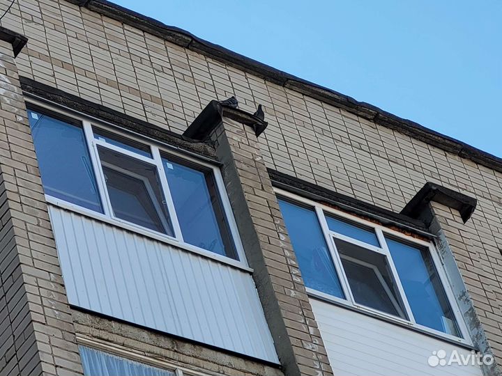 Лоджия из алюминия