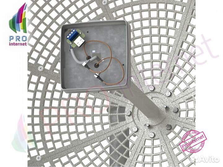 Vika-24 mimo BOX - сетчатая параболическая антенна