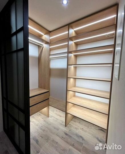 Гардеробная на заказ от производителя