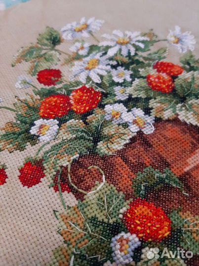 Вышивка крестом,готовая работа