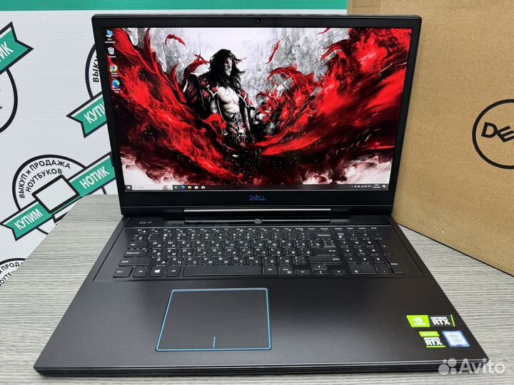 17 dell Core i7-9750H 16Gb DDR4 RTX2060 6Gb SSD512
