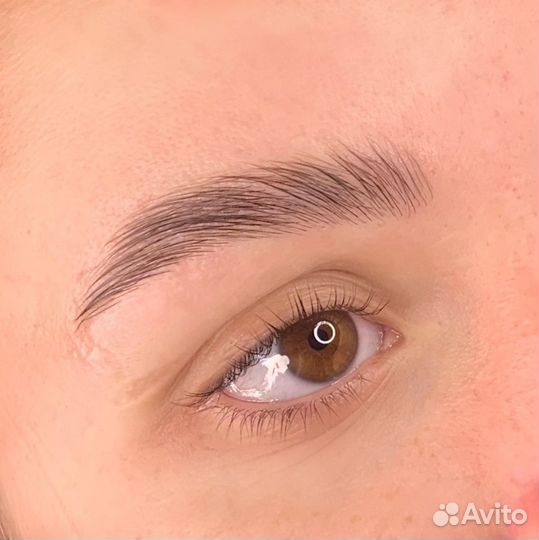 Окрашивание, коррекция бровей, долгов.укладка