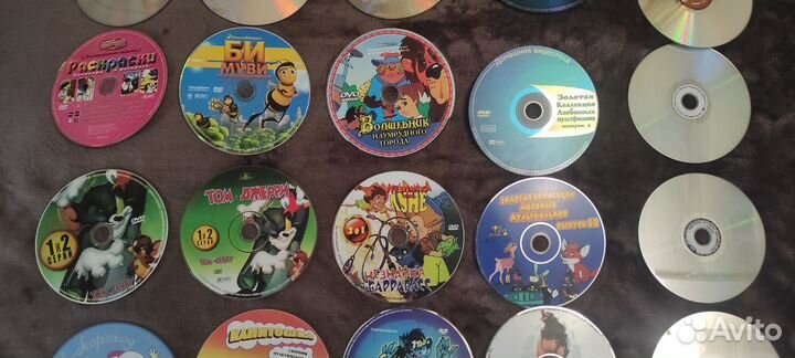 Dvd, Двд диски 26шт (с сумкой) мультфильмы