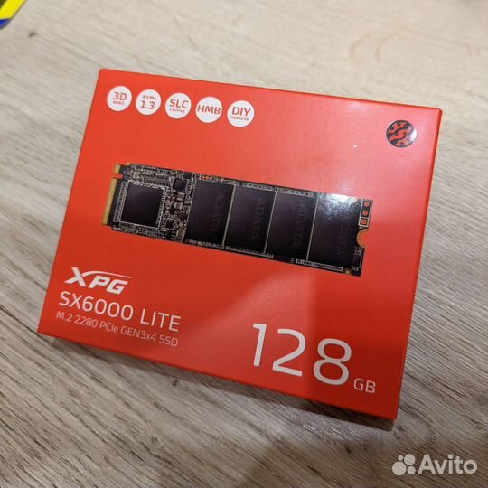 Новый SSD Adata XPG SX 6000 lite 128GB