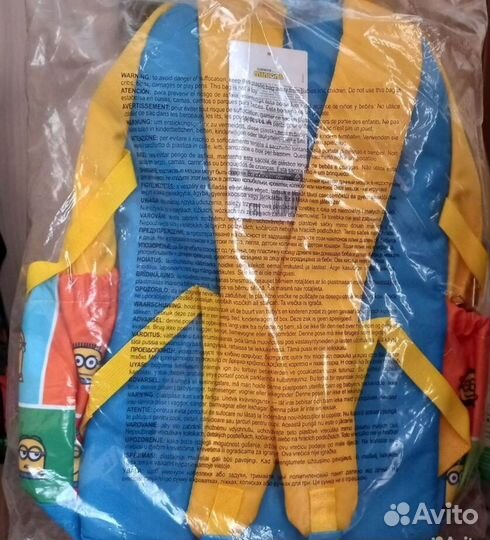 Рюкзак детский Миньоны новые