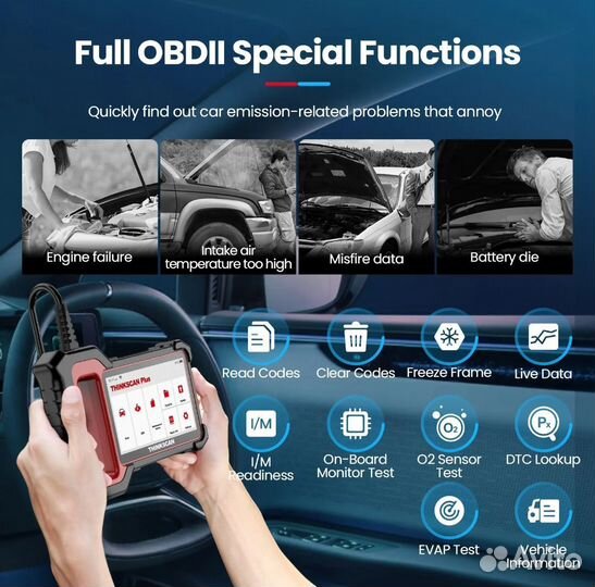 Thinkscan plus s4 автомобильный сканер