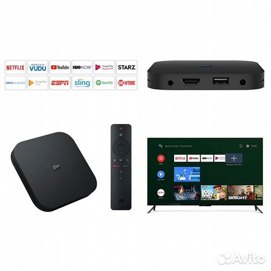 Xiaomi Mi Box S 2gen. Медиаплееры Новые