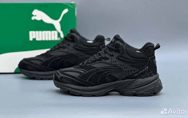 Puma кроссовки зима с мехом