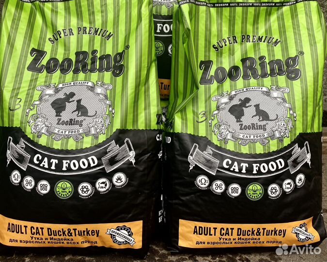 Сухой Корм для кошек Zooring 10 кг