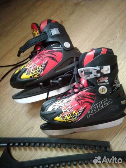 Коньки раздвижные отличное состояние