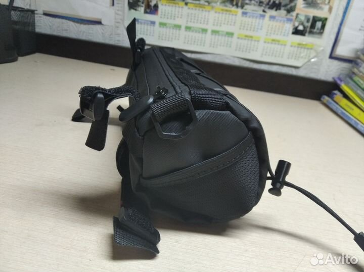 Велосипедная сумка на раму eslnf +доп ремешок