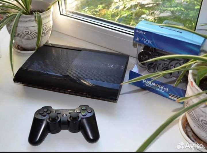 Ps 3 SSlim 500гб+100 игр