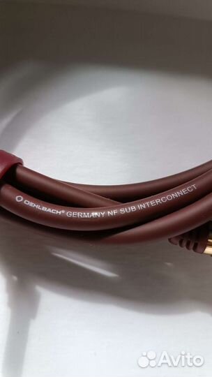 Акустический кабель для сабвуфера RCA-RCA