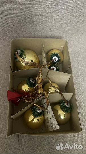Елочные игрушки СССР и гдр
