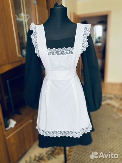 Платье школьное на последний звонок и фартук