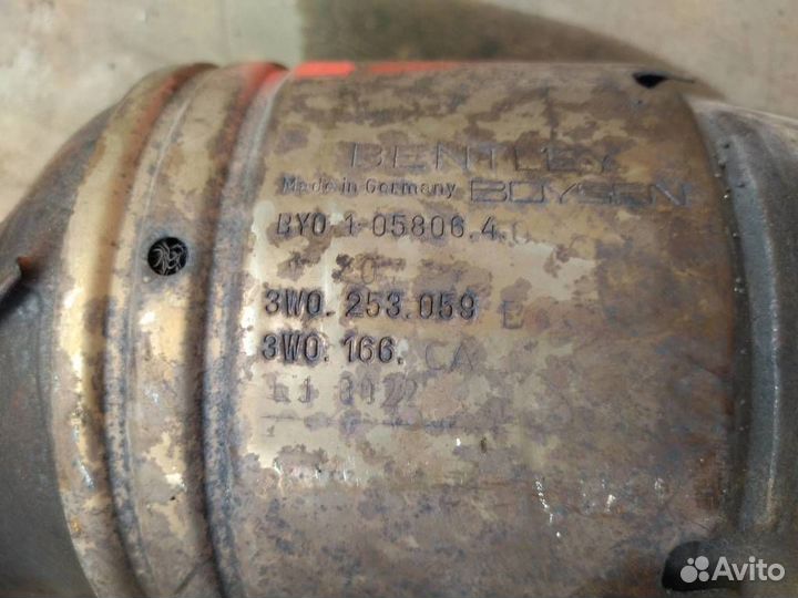 Катализатор Bentley Continental GT